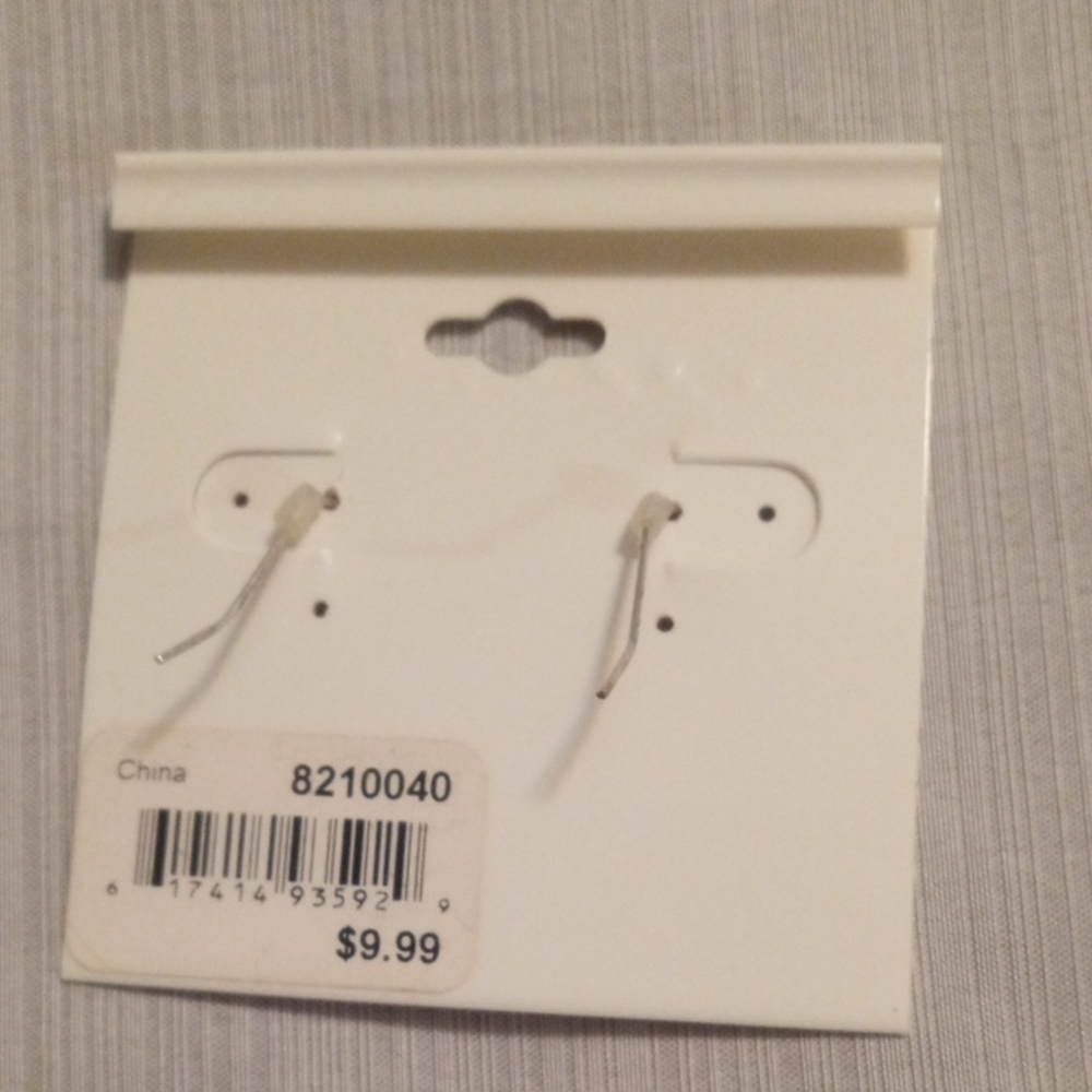 Madison Silver Angel Earrings - Picture 2 of 4